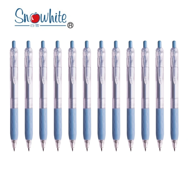 

12x Quick-Drying Gel Ink Black Pen Press Neutral Pens 0.5mm Signature Pens Gift