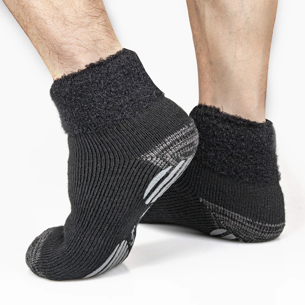 Winter Men Super Thick Cashmere Warm Sock Autumn Warm WoolHome Floor Anti-slip Women Thermal Heating Dragging Shoes OutdoorSocks