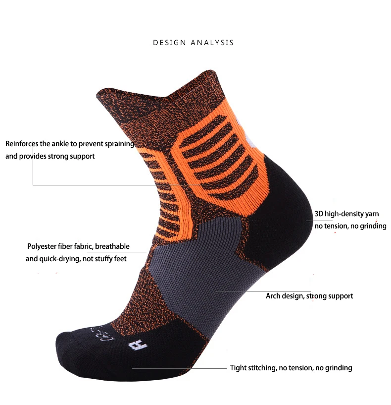 Basketball Ball Thickened Elite Basketball Socks Adult Towel Socks Breathable Men Women In Actual Combat Reinforcement Movement