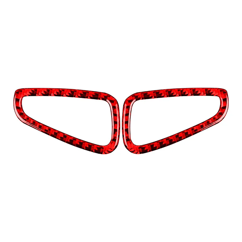 

For Chevrolet Camaro 2016 2017 2018 2019 Carbon Fiber Accessories For Camaro Car Sticker Interior Air Conditioner Outlet Frame