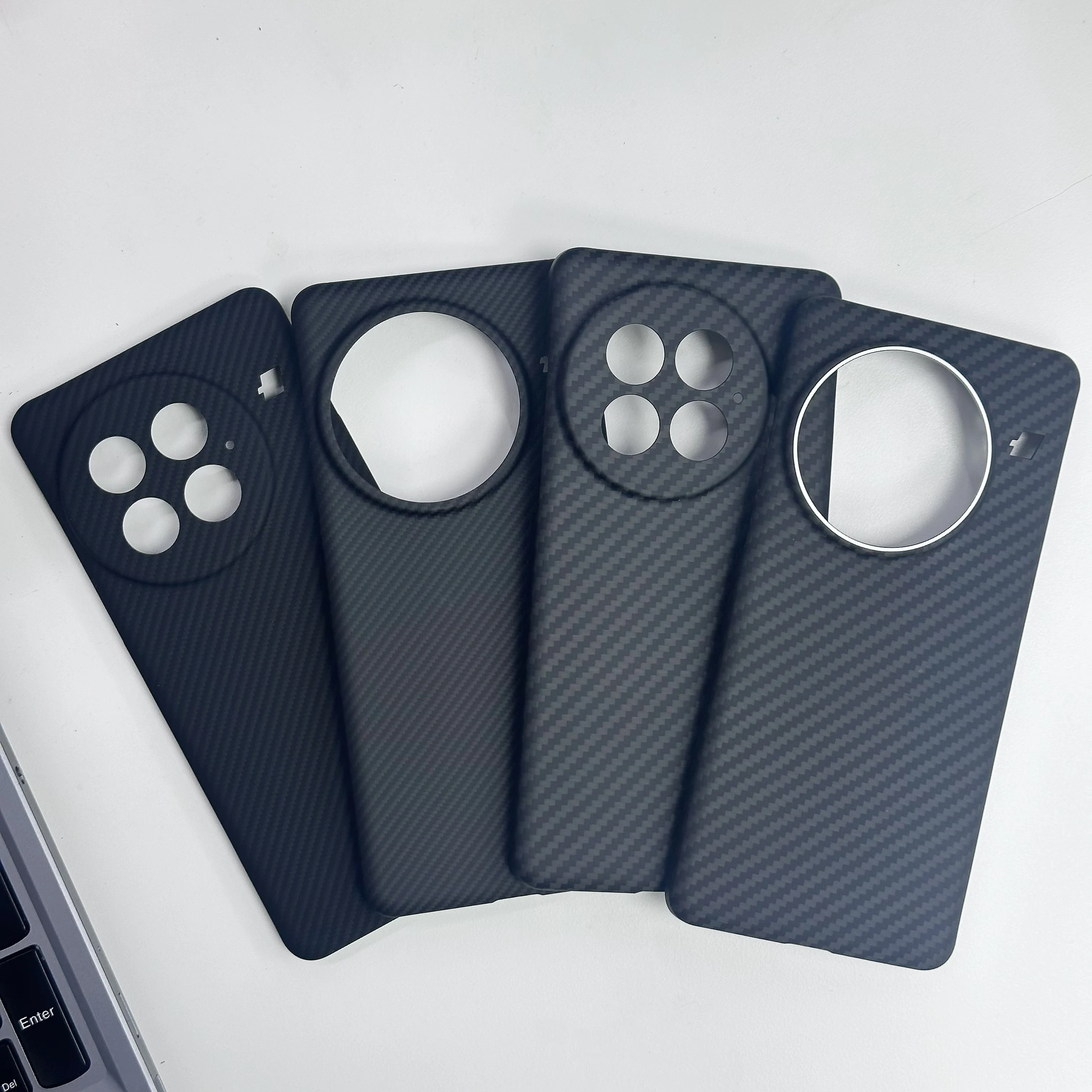 Фото Чехол JEXO для OnePlus 13, магнитный чехол из арамидного волокна – ультратонкий, легкий, жесткий корпус из кевлара, черный №5