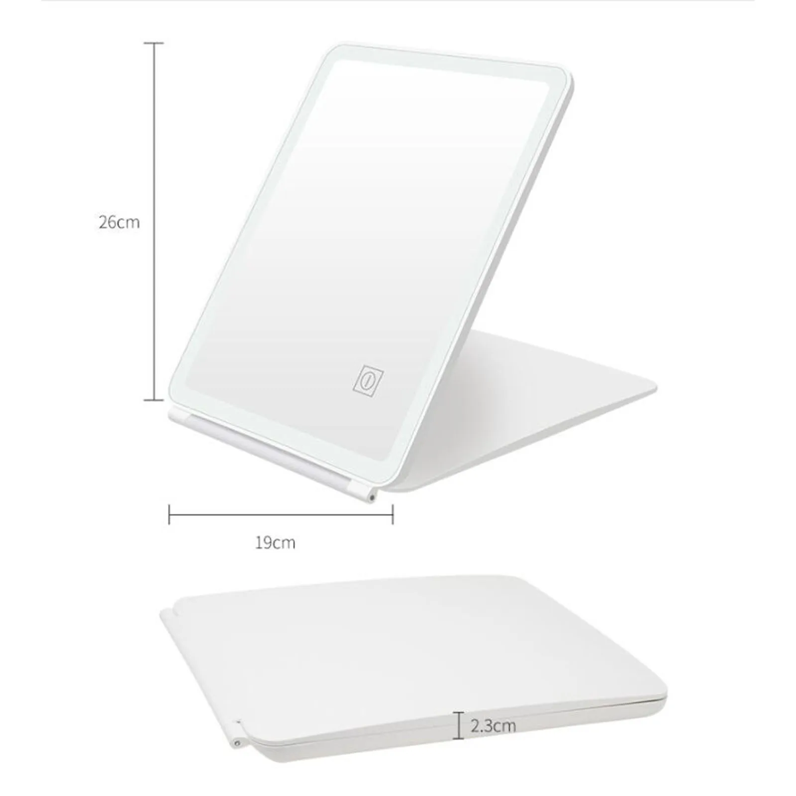 LED Make 120г ° Регулируемая компактная косметическая подсветка для столешницы