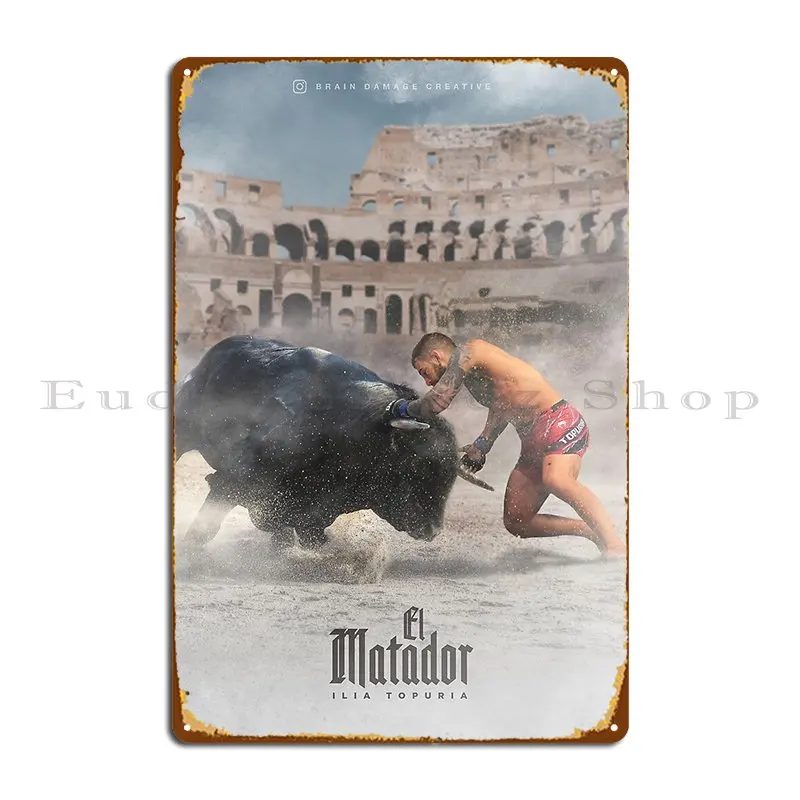 Илья Тоурия Эль Матадор металлические знаки настенная вывеска в виде пещеры