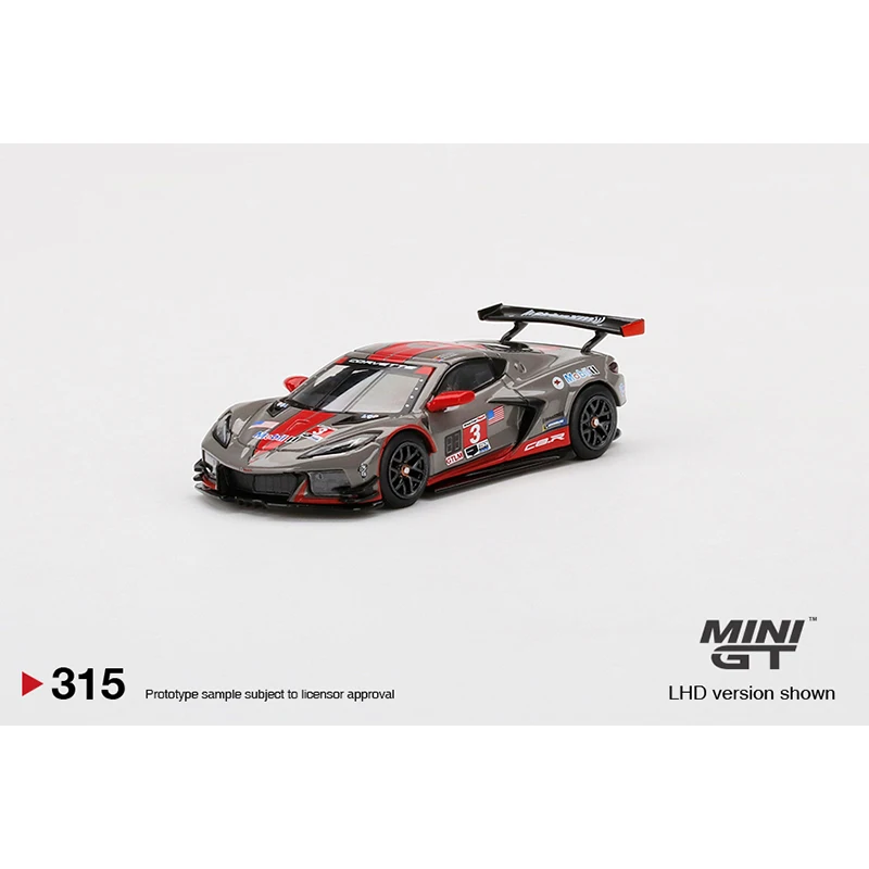 

Гоночная модель автомобиля Corvette C8.R #3 MINI GT 1/64