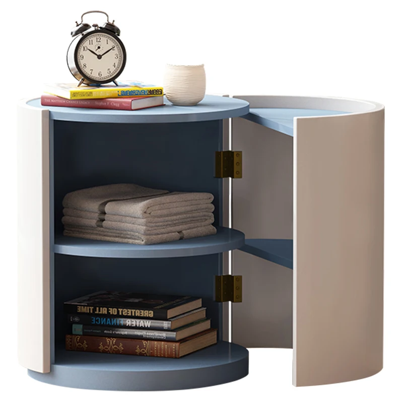 

YY Nordic Bedroom Simple Modern Bedside Solid Wood Storage Small Bedside Table