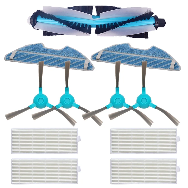 

Main Brush Replacement , Side Brush , Hepe Filter for Cecotec Conga 1390 Cecotec Conga 1290 Robotic Vacuum Cleaner