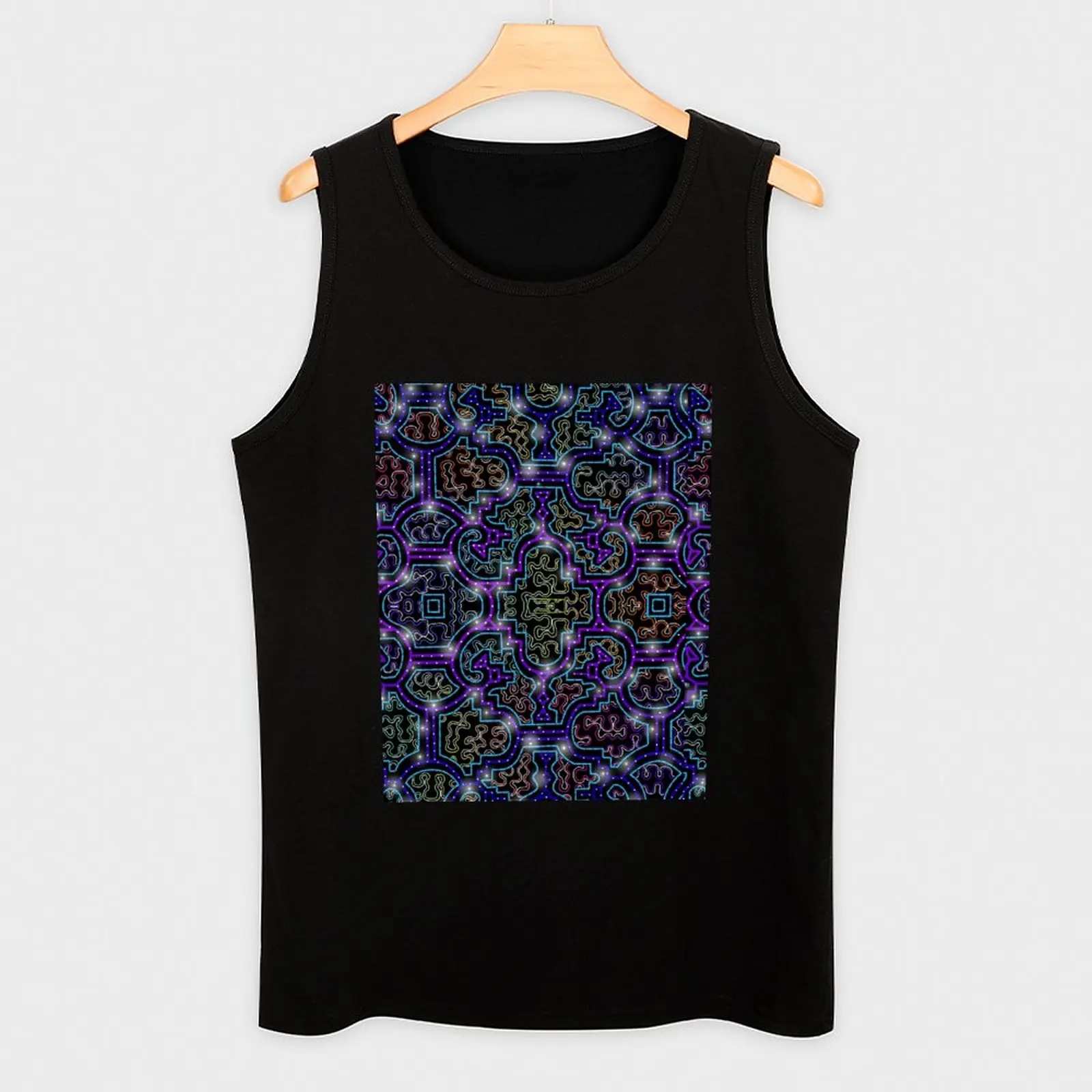 Shipibo Pattern/Ayahuasca Visions майка футболки мужская одежда для фитнеса мужчин рубашка без