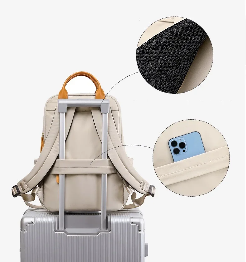 Брендовый рюкзак сумка для ноутбука 13 14 15 16 дюймов водонепроницаемый женский