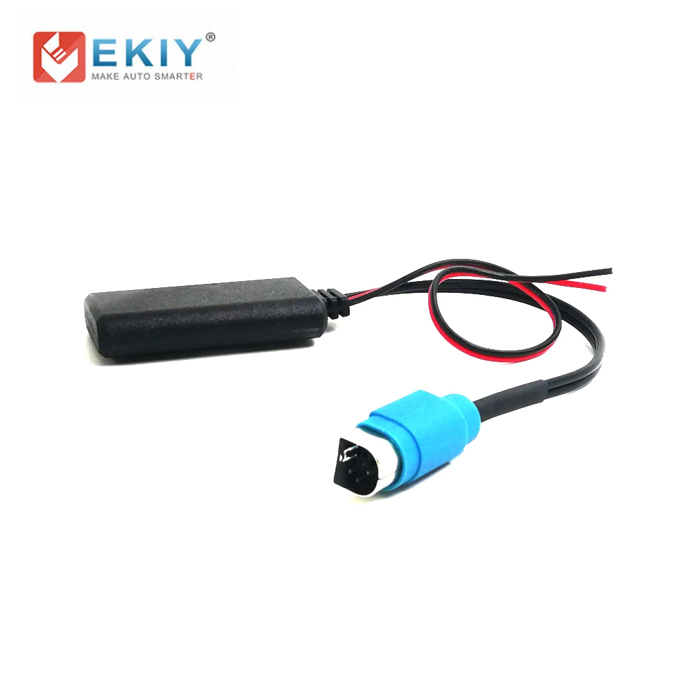 

EKIY для альпийского автомобильного радио RD4 Bluetooth Музыка AUX телефонные звонки гарнитура микрофон адаптер 12 контактов радиоаксессуары