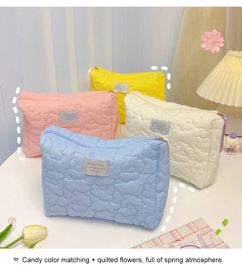 

Women's Cosmetic Bag Oversized Makeup Bag Clutch Makeup Bags Toiletry Storage Organizer Bolsos De Maquillaje Travel Neceser