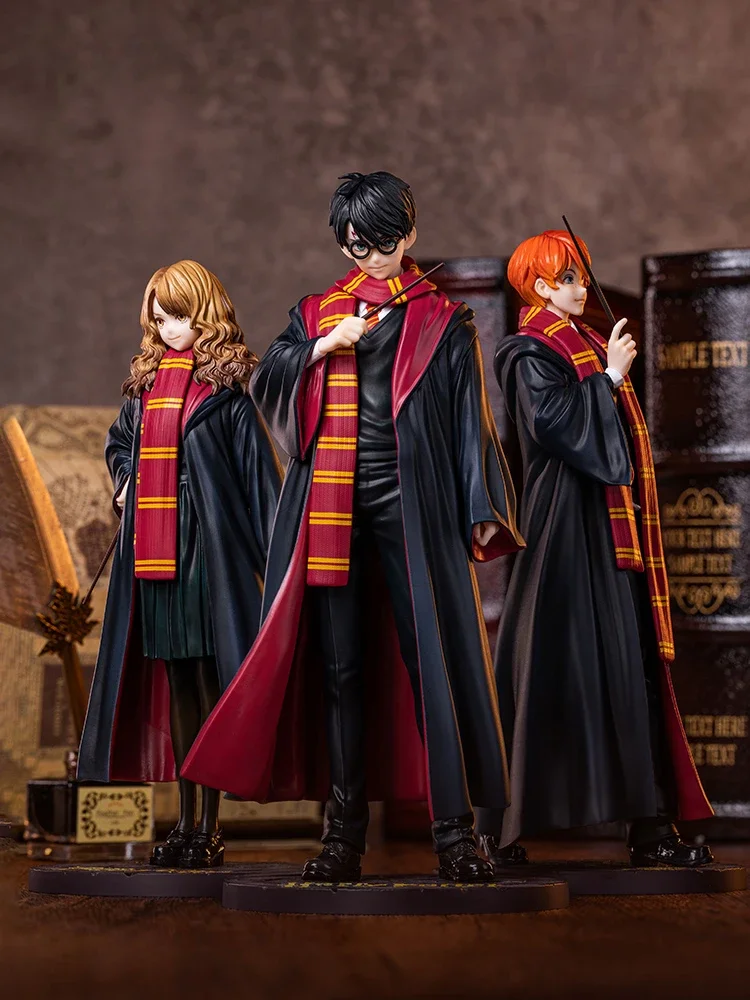 

Pop Harry Potter Movie Series Ma Peripherals Hermione Jean Granger Ron Rt Weasley Model Hand Toy Ornaments Adviento Gift