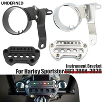 for harley sportster 883 motorcycle instrument speedometer bracket case housing side mount relocation cover xl883 low 2004 2020