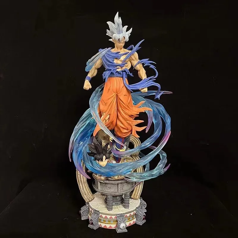 Фото 50 см Dragon Ball: Xxl Масштаб Mastered Ultra Instinct Goku - Yunqi Edition Аниме Фигурка Модель Статуя Коллекция Украшение Рабочего Стола №3