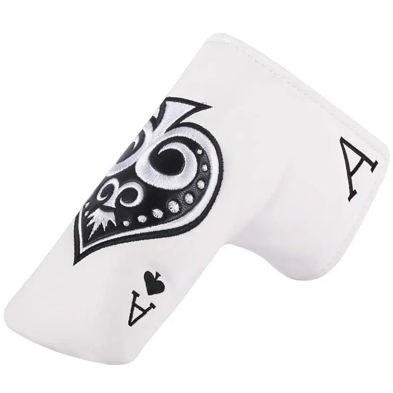

Golf Blade Putter Cover Golfs Pusher Sleeve PU Golfs Putter Cover Embroidery Craftsmanship Eye-Catching Colors Show Unique Style