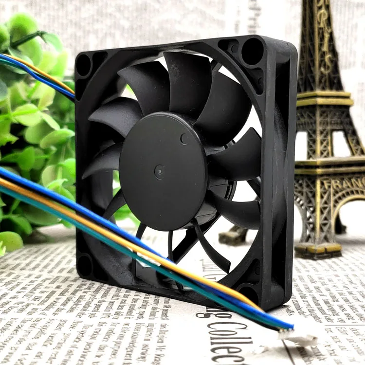 

MAGIC MGT7012UR-W15 12V 7015 0.58A PWM HIGH AIR VOLUME CPU 7CM CHASSIS FAN