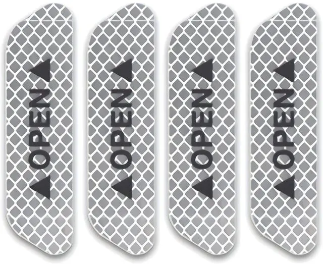 

Флуоресцентные автомобильные светоотражающие полосы, наклейки для Lada granta vesta kalina priora niva xray largus Opel Astra H G J, 4 шт.