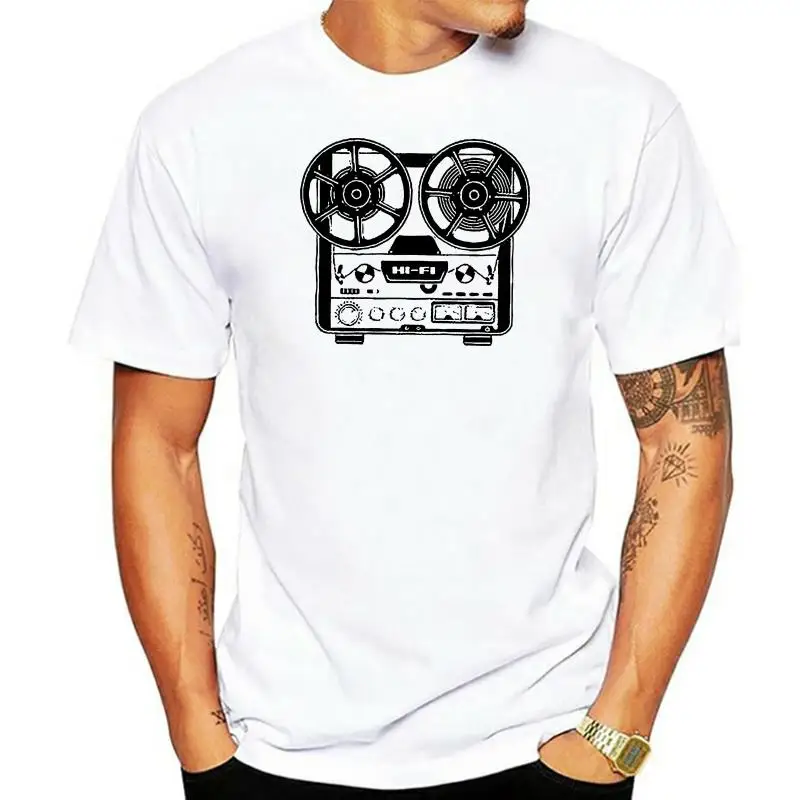 

Модная мужская футболка, бесплатная доставка, новинка, рубашка с катушкодержателем, аналоговая аудиозапись, футболка Studer Otari TEAC