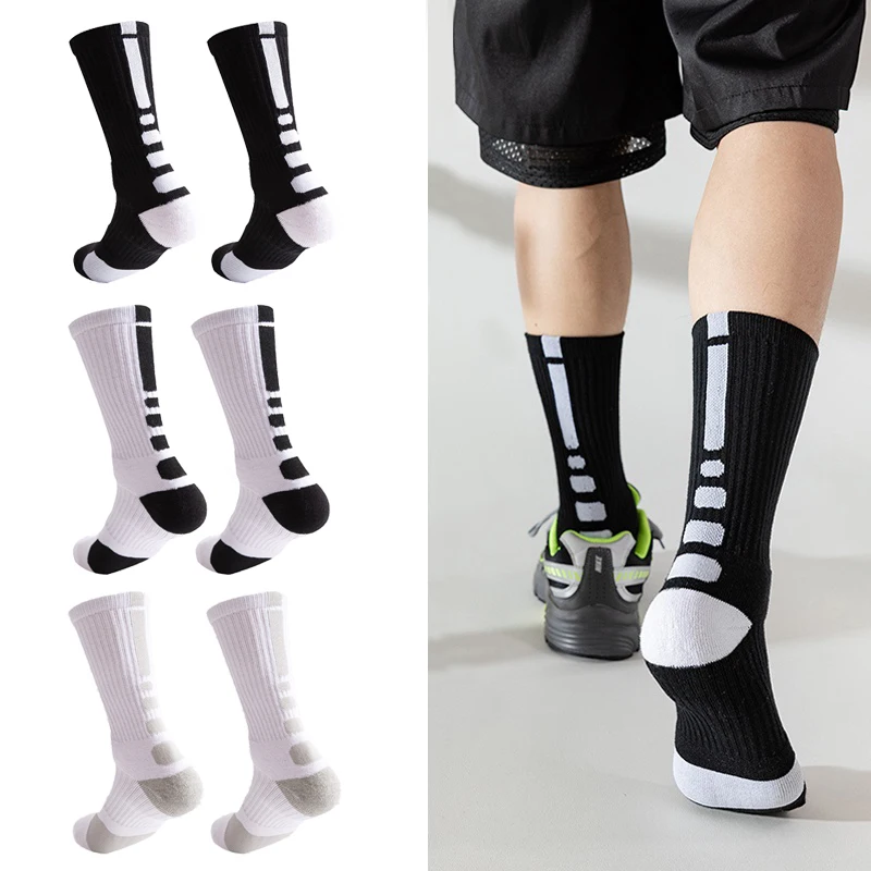 Купи 1 Pair Sports Socks Women Men Volleyball Socks Basketball Socks Running Cycling Breathable Anti-slip Athletic Elite Socks за 223 рублей в магазине AliExpress