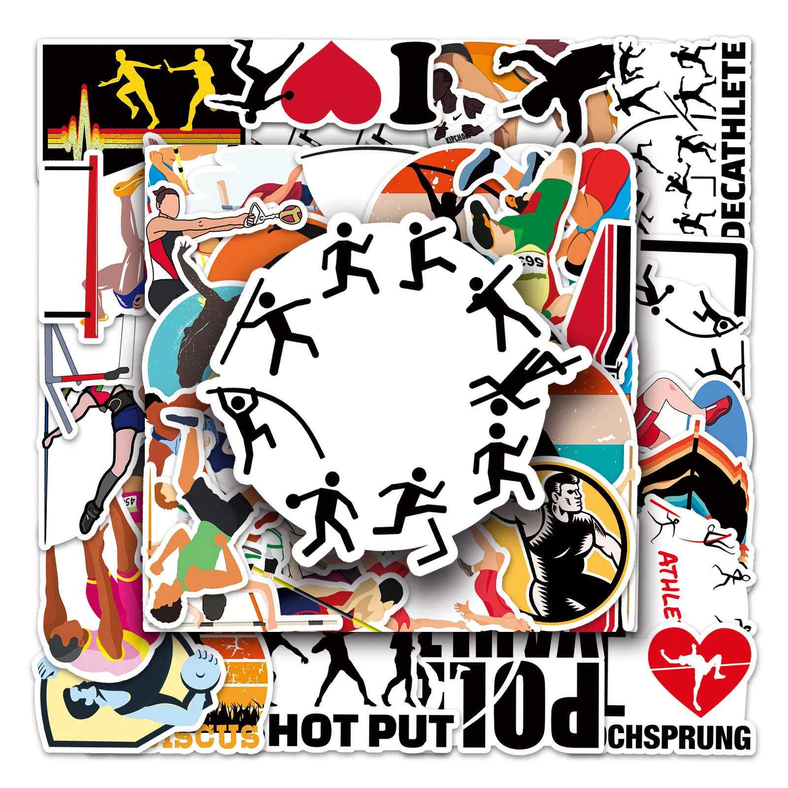 

10/30/50 шт., водонепроницаемые наклейки для скейтборда, гитары