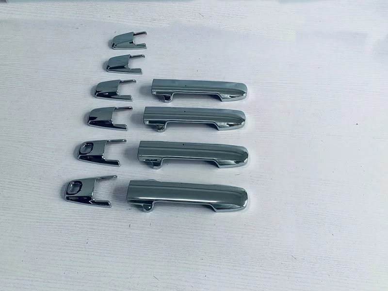 Для Suzuki Spacia Custom MK54S MK94S 2024 2025 ABS хромированная дверная ручка с умным отверстием для
