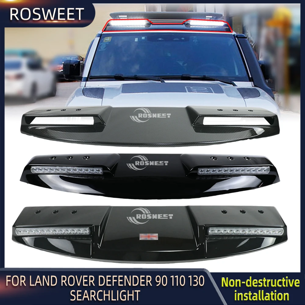 Задняя крыша для Land Rover Defender 90 110 130 2020 2021 2022 2023 прожектор передний спойлер на крышу