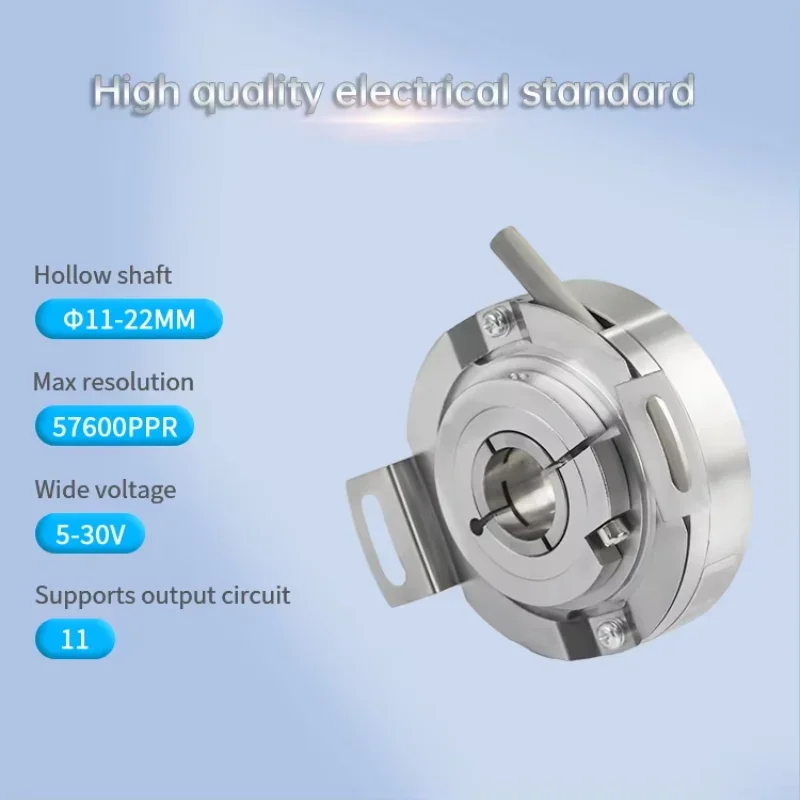 Энкодер с полым валом Hengxiang 15-22 мм K58 инкрементальный поворотный ценовой энкодер