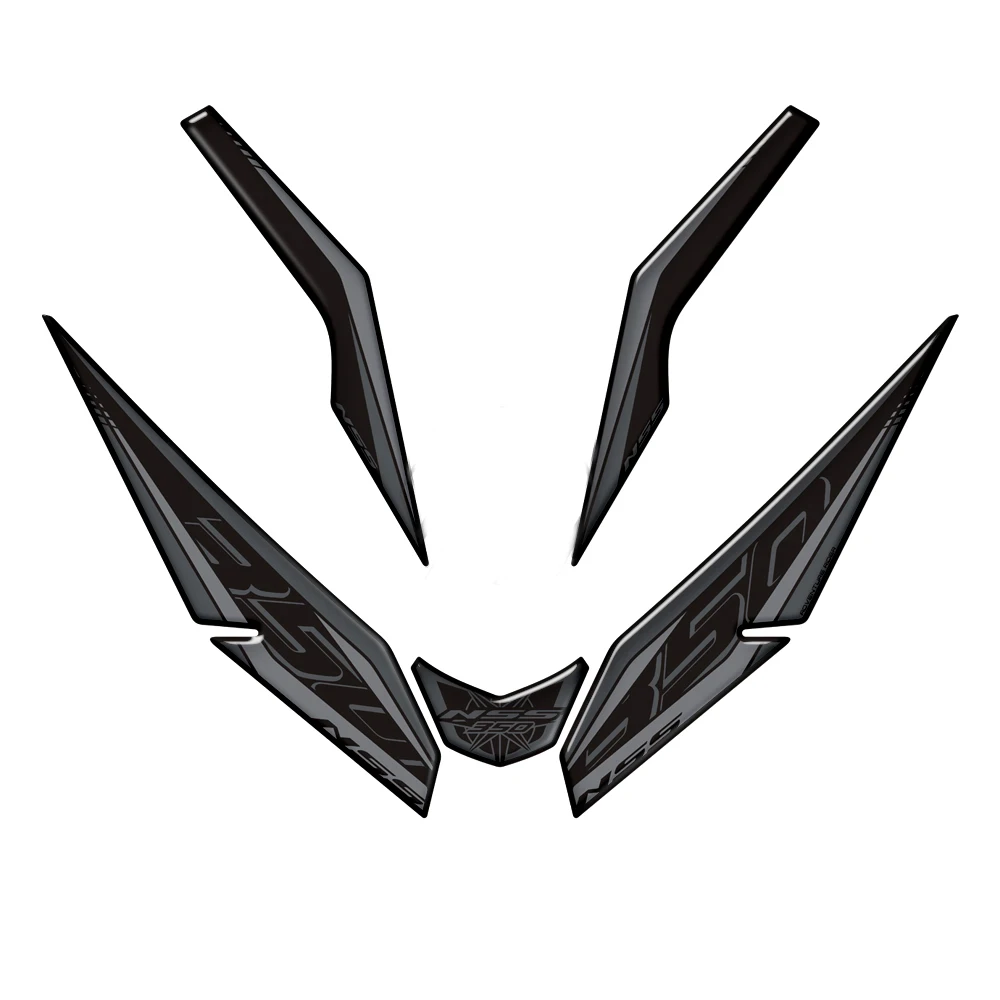 3D-наклейка на передний обтекатель мотоцикла из смолы для Honda Forza NSS 350 с 2023 г.