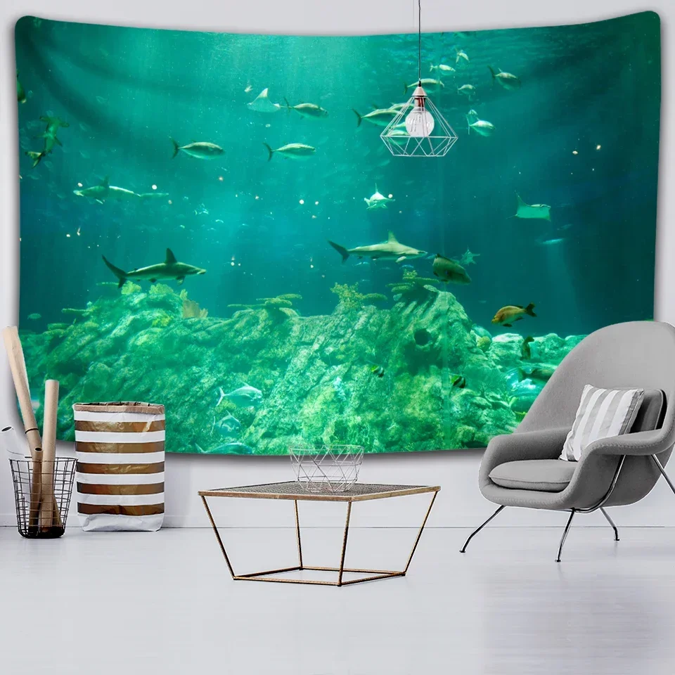 Ocean World богемный стиль украшение стены живопись гобелен комната картина предметы