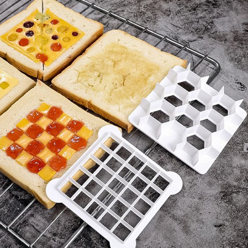 

Kitchen Breakfast Sandwich Mold Bread Biscuit Embosser Cake Tool DIY Making Mold Household Making Accessories