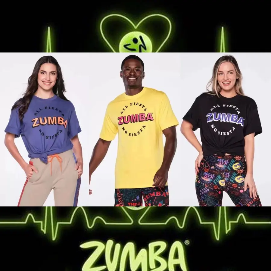 

Популярная новинка Zumba одежда для йоги одежда для аэробики одежда для бега танцевальный костюм ZUMBA одежда унисекс Топы для упражнений ZWT666