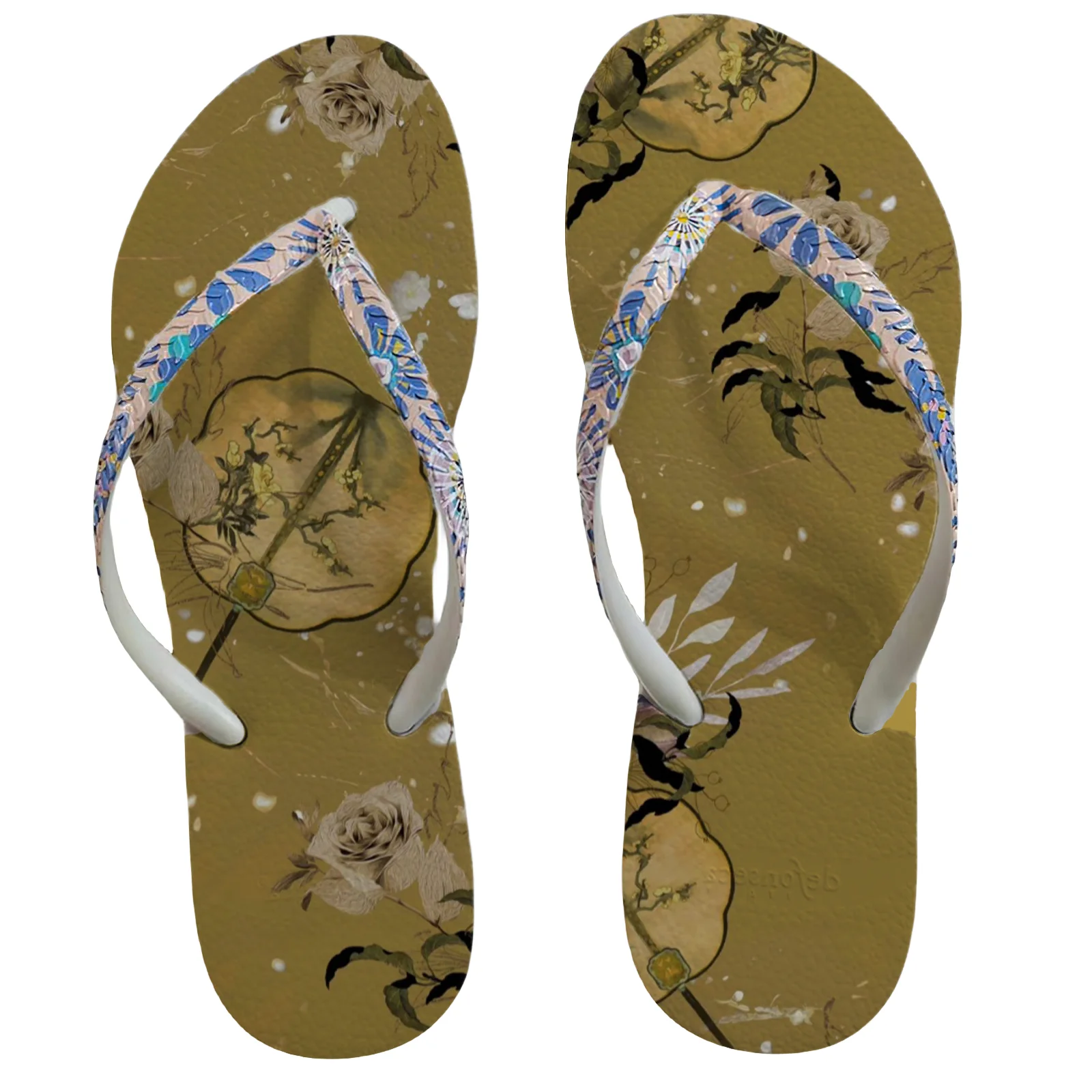 Сандалии пляжные женские летние шлепанцы на нескользящей подошве из ЭВА