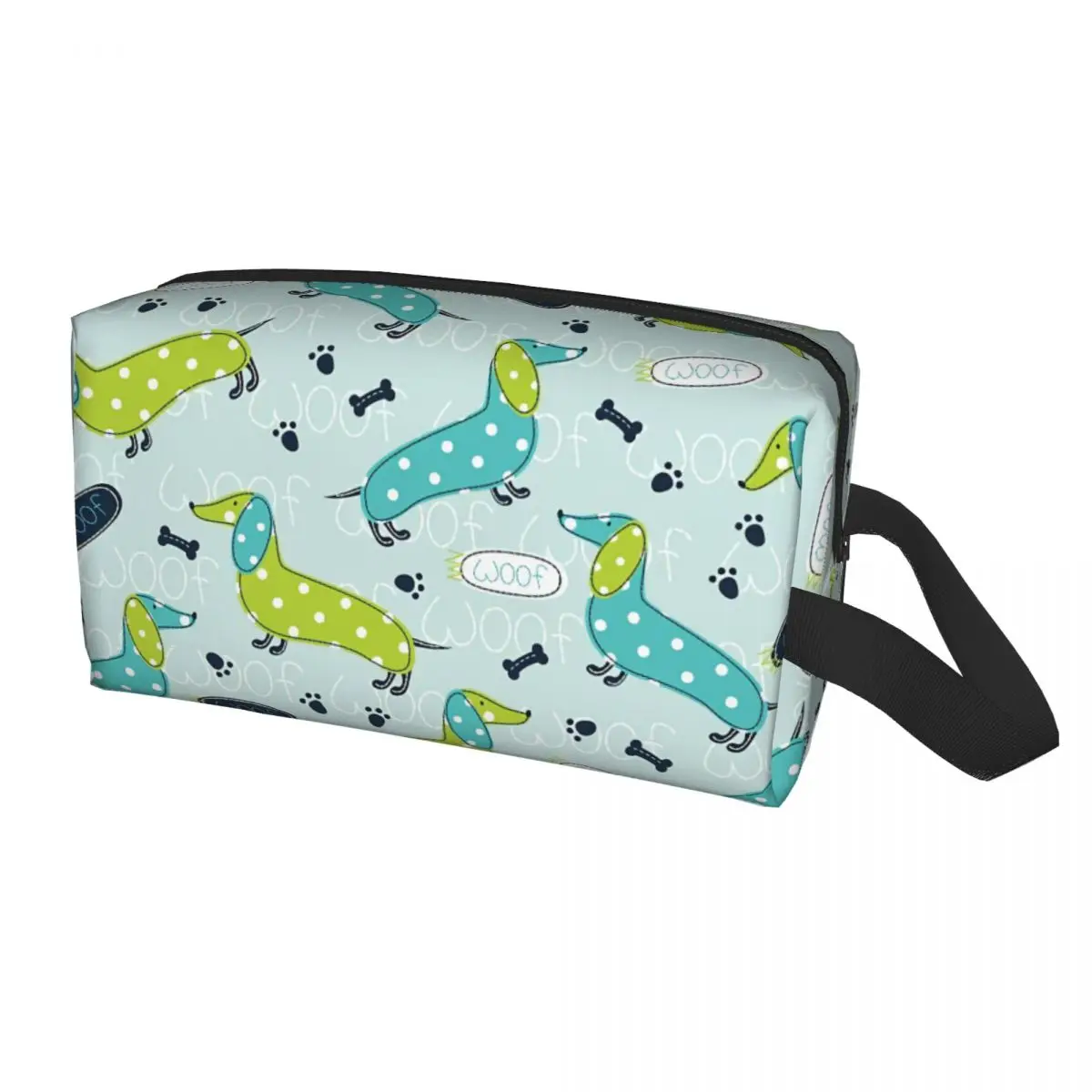 

Косметичка женская в виде таксы и щенка