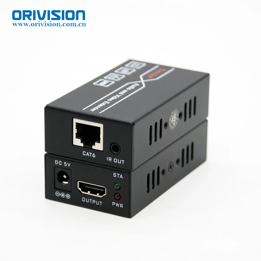 1080P60Hz HDMI Extender Via Ethernet CAT6 Switch 60m 120m 150m HDMI Extender with IR Remote enlarge