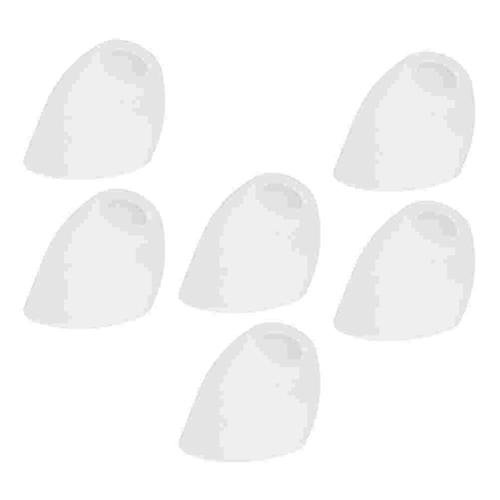 

6pcs Wall Lamp Plastic Light Shade Inclined Horseshoe Shape Lampshade White