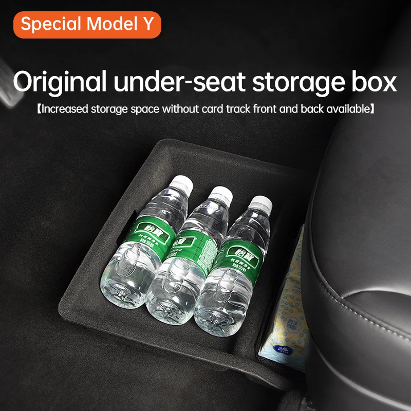 

Tesla модель Y 2023 коробка для хранения под сиденьем встроенный ящик для хранения украшение интерьера Модифицированная Tesla модель Y 2022 аксессуары