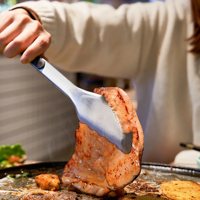 

2023 New Stainless Steel Barbecue Food Clip for Perfectly Grilled Barbecue Steak