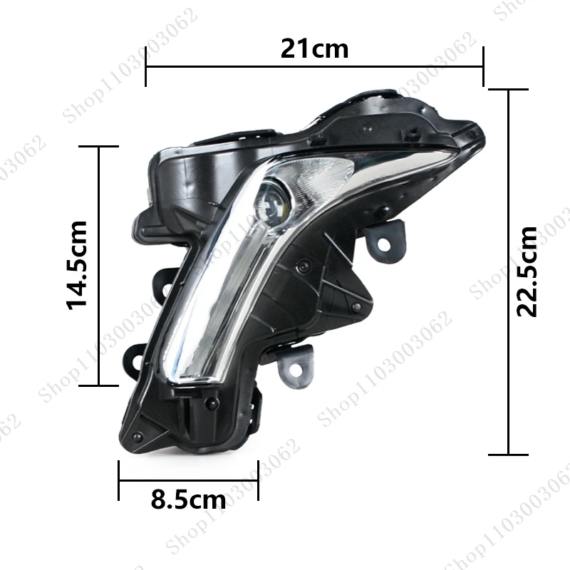 Фото Светодиодные противотуманные фары DRL для Lexus LS460 LS600H 2013 2014 2015 2016 2017, дневные ходовые огни, передний бампер, противотуманные фары 8122050100 №4