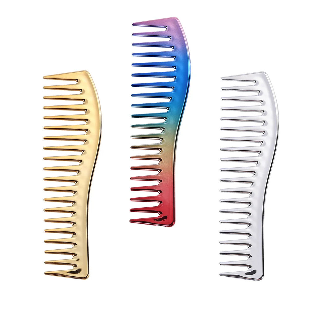 

Comb Hair Wide Detanglingbarber Combs Hairdressing Wet Styling Cutting Hairbrush Massageteeth Detangler Scalp Brush Beard Mens