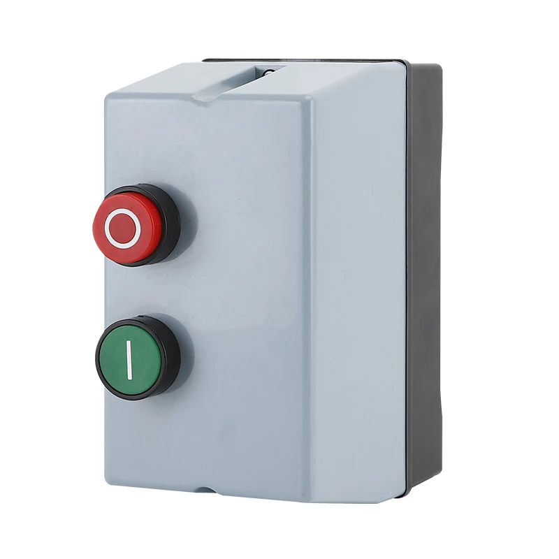 Магнитный стартер Φ 18A, пусковой переключатель двигателя с пластиковым корпусом QCX2(LE1)-18, протектор двигателя 220 В, 380 В, 110 В, 36 В, 24 В Магнитный стартер Φ 18A, пусковой переключатель двигателя с пластиковым корпусом QCX2(LE1)-18, протектор двигателя 220 В, 380 В, 110 В, 36 В, 24 В