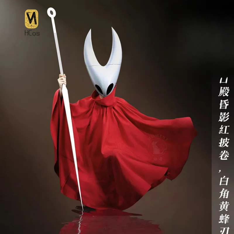 Фото Костюм для косплея HCos Hollow Knight: Silksong Hornet, игровая аниме-форма для вечеринок, одежда для ролевых игр на Хэллоуин №3