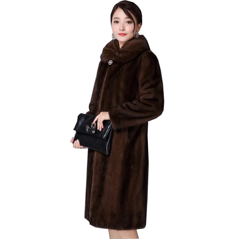 Woman Long Fur Jacket Woman Luxury Brand Winter Coat Warm Faux Fur Coats Oversized Parkas Super Hot Tops New