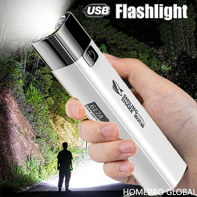 Rechargeable Flashlights Ultra Bright 2 IN 1 Portable Torch Power Bank Waterproof Multi-Function Tent Camping Lamp Outdoor images - 6