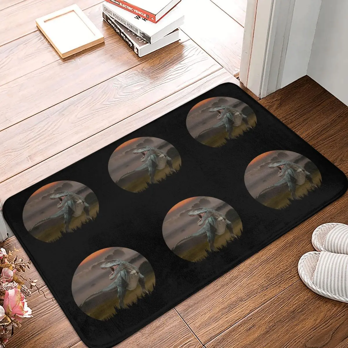 

Dinosaur Dino Non-slip Doormat T Rex Bath Kitchen Mat Welcome Carpet Home Modern Decor