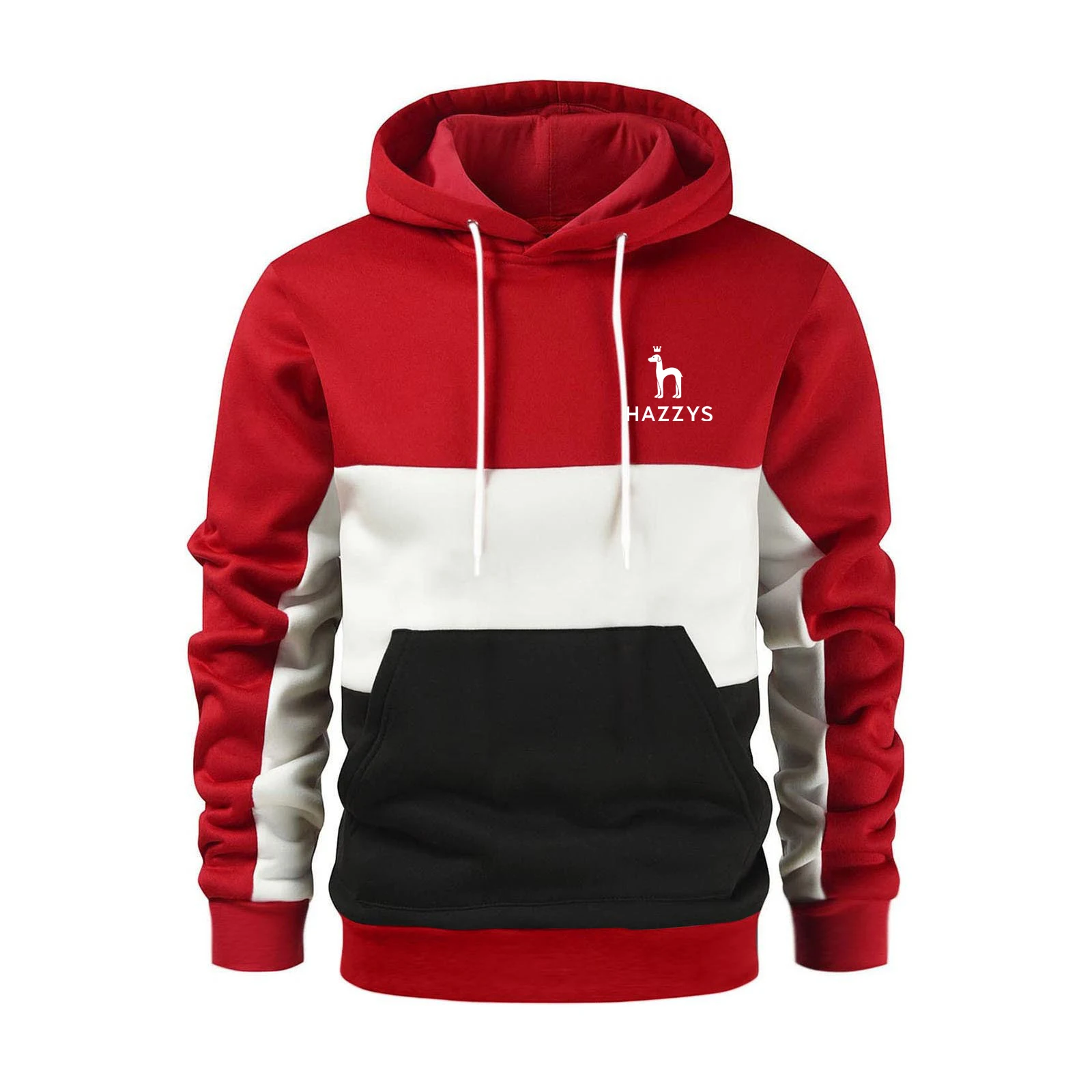 

Толстовка Hazzys мужская с капюшоном, свободная шерстяная повседневная одежда, теплая уличная одежда, модная спортивная одежда на осень и зиму