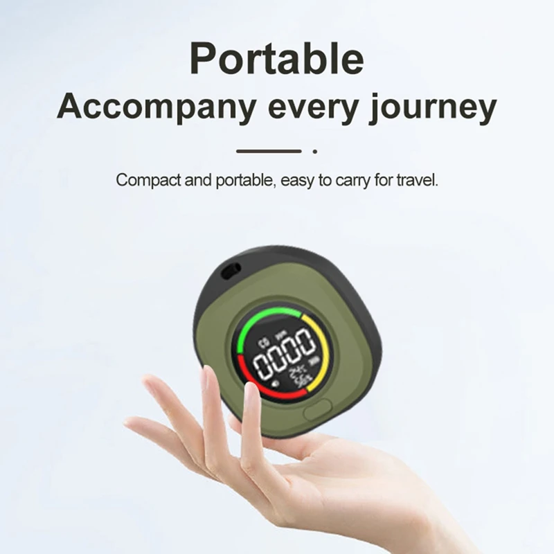 Детектор угарного газа сигнализация Co датчик температуры и влажности