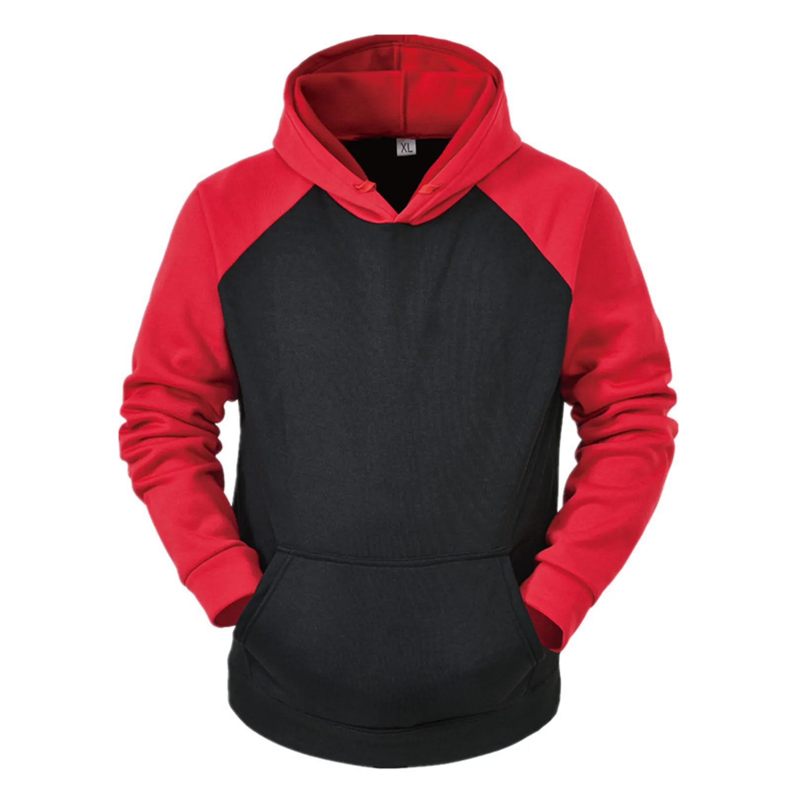 

Hooded Sweatshirt +long Pants Suit Warmth 2 piece set streetwear Men sets casual Ensemble Homme Dailywear Color Block Conjuntos