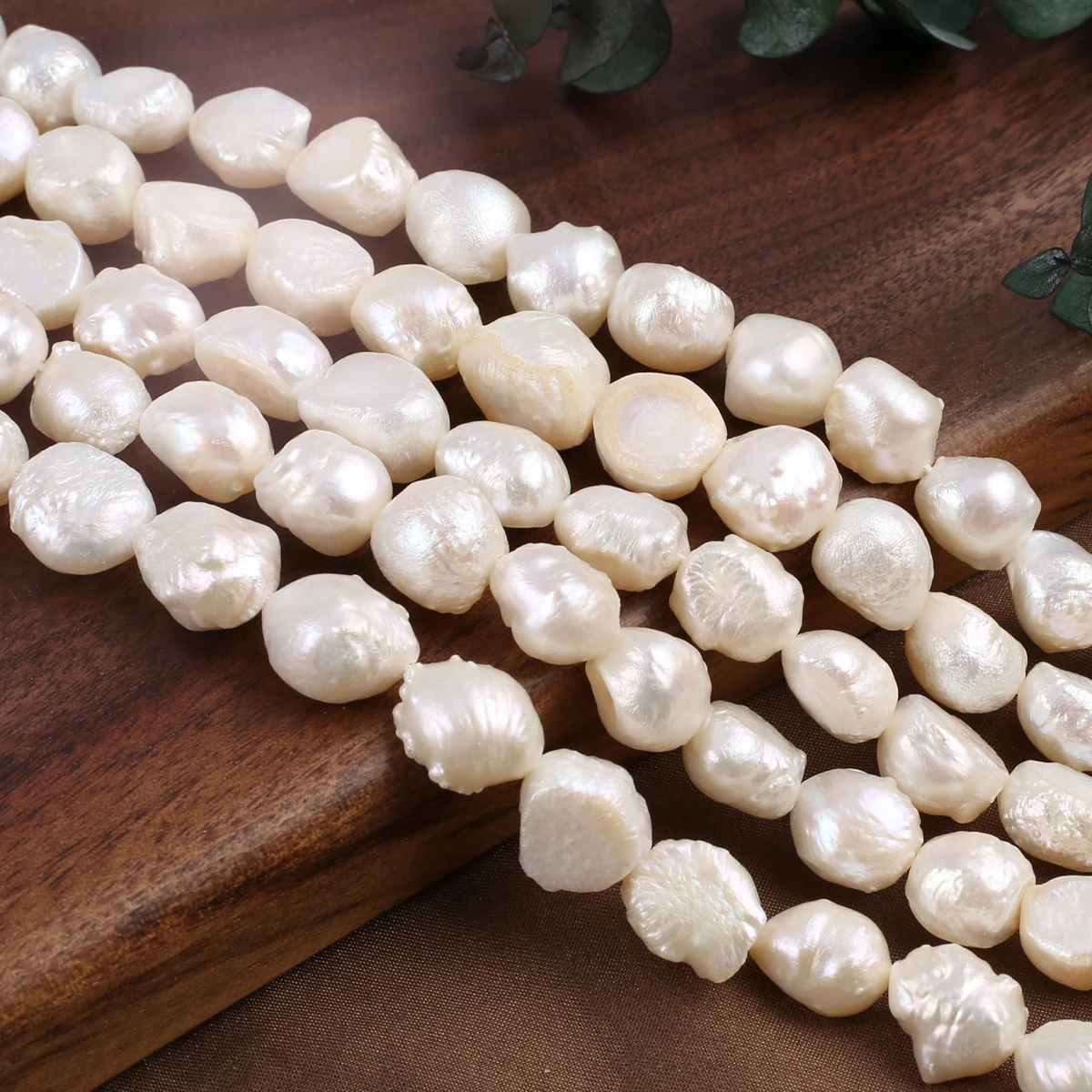 

Natural White Baroque Pearl Irregular Shaped Beads Charm Jewelry Making DIY Necklace Earrings Bracelet Accessories Gift 10-11mm