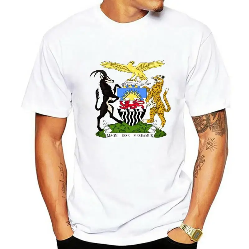 

Футболка с гербом Российской Федерации Родезии и флагом Nyasaland для мужчин, рубашка для группы размера плюс 5XL