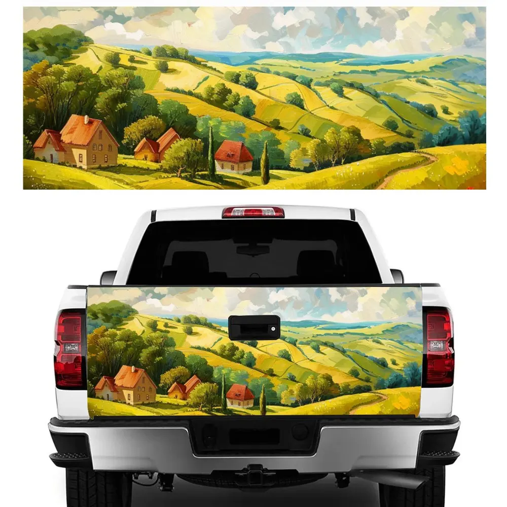 Романтический сельский пейзаж хвост автомобиля багажник защита Vinly наклейка