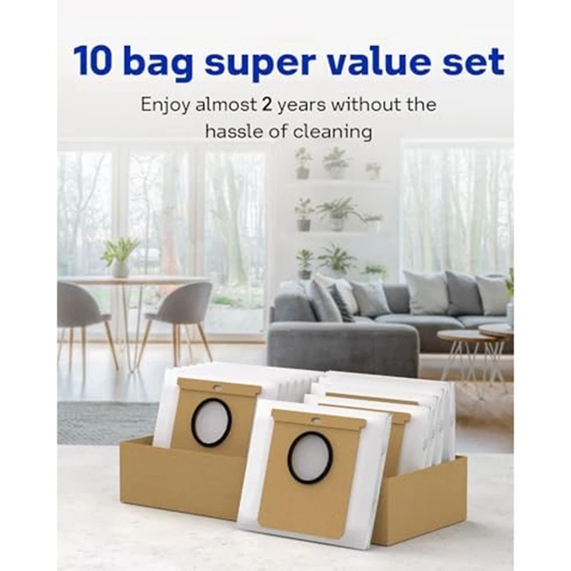 Пылесборники мешки для пылесоса Eufy L50 SES L60 10 упаковок